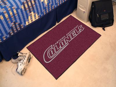 Fan Mats  LLC Eastern Kentucky Colonels Starter Mat Maroon