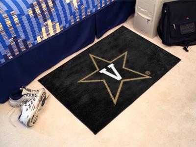 Fan Mats  LLC Vanderbilt Commodores Starter Mat Black