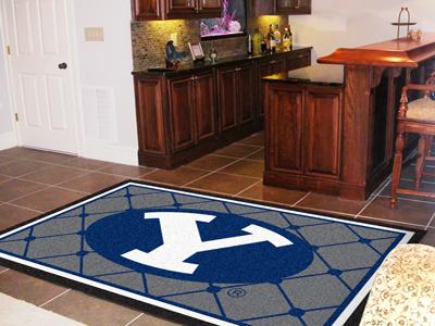 Fan Mats  LLC Brigham Young Cougars 5x8 Area Rug 