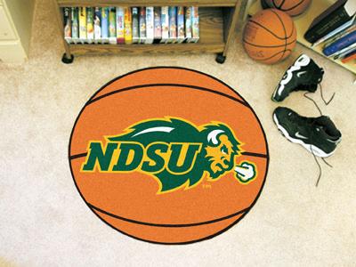 Fan Mats  LLC North Dakota State Bison Basketball Mat Orange