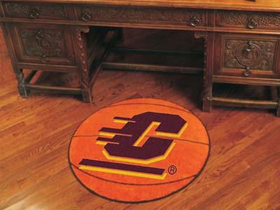 Fan Mats  LLC Central Michigan Chippewas Basketball Mat Orange