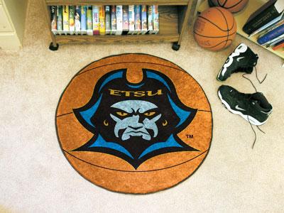 Fan Mats  LLC East Tennessee Buccaneers Basketball Mat Orange