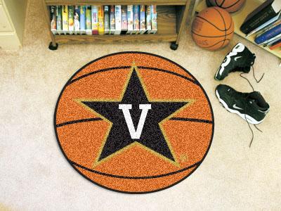 Fan Mats  LLC Vanderbilt Commodores Basketball Mat Orange