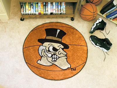 Fan Mats  LLC Wake Forest Demon Deacons Basketball Mat Orange