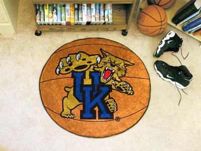 Fan Mats  LLC Kentucky Wildcats Basketball Mat Orange