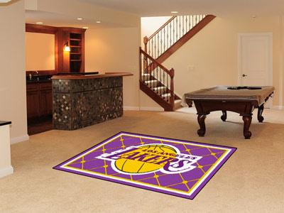 Fan Mats  LLC LA Lakers 5x8 Area Rug 