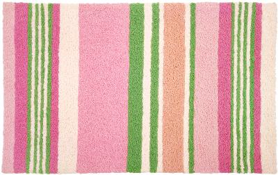 Home Comfort Soft Pink and Green Stripes 
