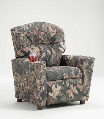 Brazil Furniture Style 401C Recliner with Cup Holder 
