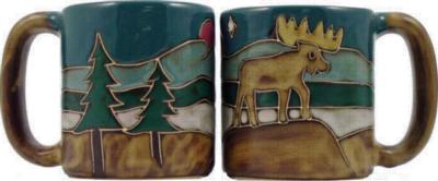 Mara 16 oz. Round Mug - Moose 