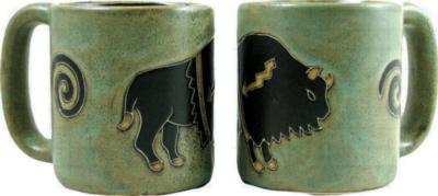 Mara 16 oz. Round Mug - Pueblo Buffalo 