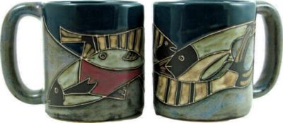 Mara 16 oz. Round Mug - Fish School 