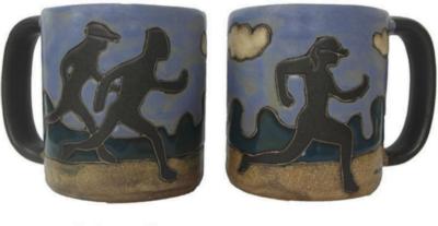 Mara Jogger Runner Round Stoneware Mug 