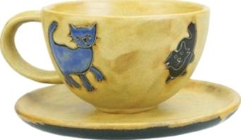 Mara 22 oz. Cat Latte Mug 