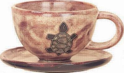 Mara 22 oz. Desert Turtle Latte Mug 
