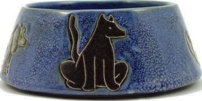 Mara MEDIUM Dog Dish - Blue 