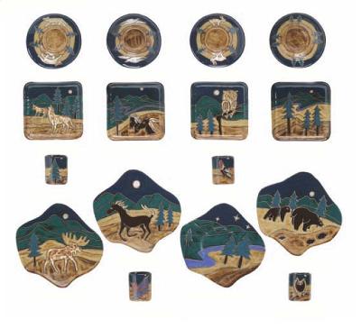 Mara 16 Pc. Dinnerware - Animals 