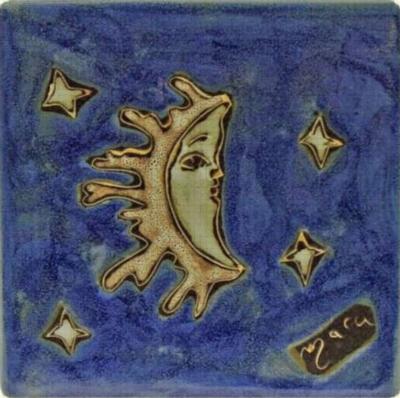 Mara 6 x 6 Tile/Trivets - Celestial 