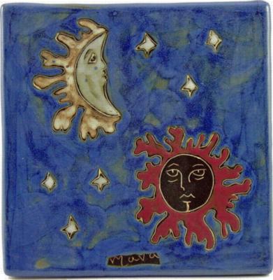 Mara 8 x 8 Tile/Trivet - Celestial 