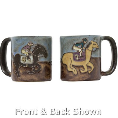 Mara Horse Racing Stoneware Mug 