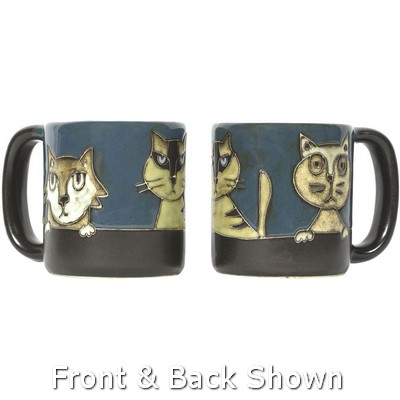 Mara Cats Meow Stoneware Mug 