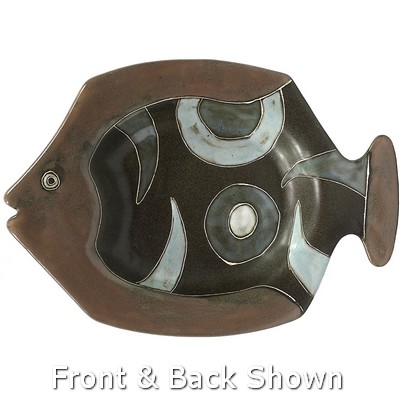 Mara 626b2 Medium Fish Platter Brown