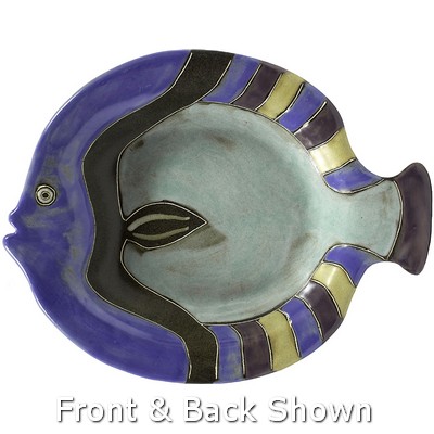 Mara Small Fish Platter Aqua Bellied Fish