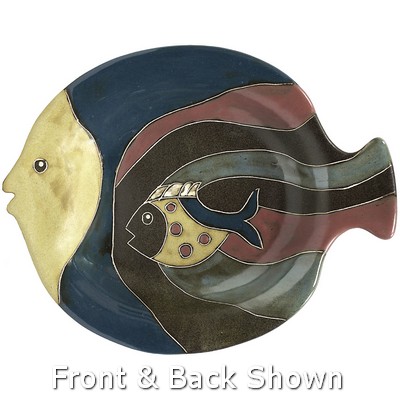 Mara Small Fish Platter Tan Faced Fish