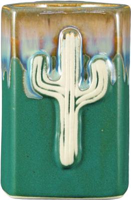 Mara Matte Green Square Cactus Mug 