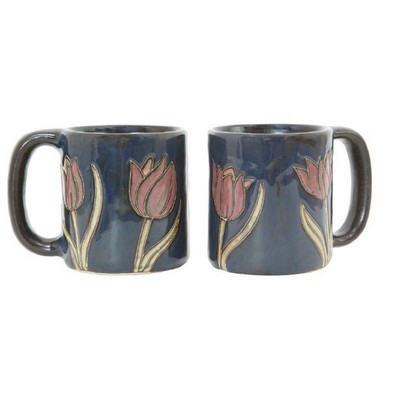 Mara Tulip Flower Stoneware Mug 