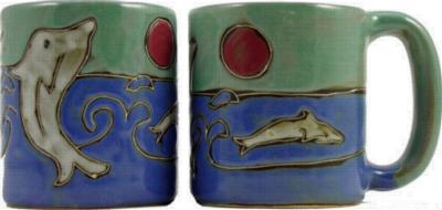 Mara 16 oz. Round Mug - Dolphins 