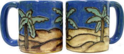 Mara 16 oz. Round Mug - Desert Palms 