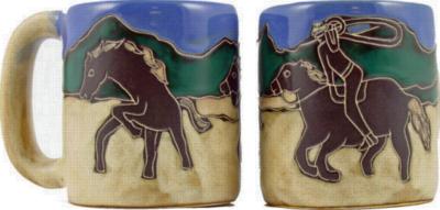 Mara 16 oz. Round Mug - Cowboy w/Lasso 