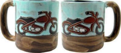 Mara 16 oz. Round Mug - Motorcycle 