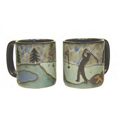 Mara Golfer Stoneware Mug 