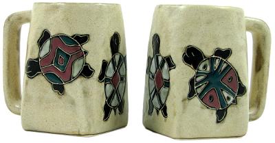 Mara 12 oz. Square Mug - Desert Turtle 
