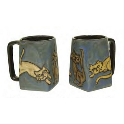 Mara Playful Cats Stoneware Mug 