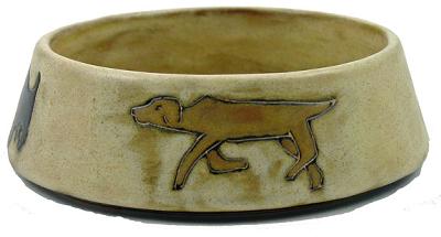 Mara SMALL Dog Dish - Brown 