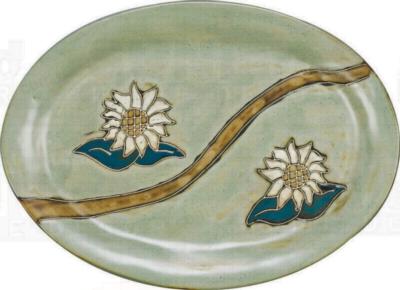 Mara 13in Oval Serving Platter - Sunflower 
