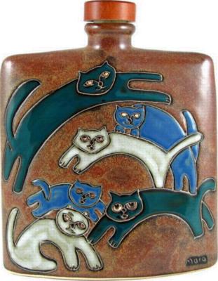 Mara 24 oz. Square Decanter - Kitties 