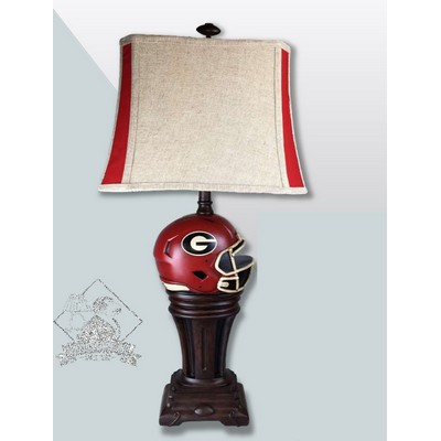 Georgia Bulldogs Helmet Lamp  Jenkins Lamp Georgia Bulldogs Helmet Lamp