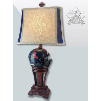 Ole Miss Rebels Football Helmet Lamp  Jenkins Lamp Ole Miss Rebels Football Helmet Lamp