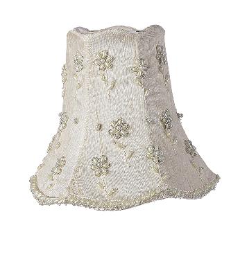 Jubilee Collection Chandelier Shade - Daisy Pearl Ivory
