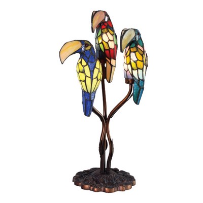 Dale Tiffany Tropical Bird Lamp 