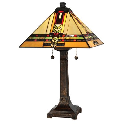 Dale Tiffany Palo Mission Table Lamp Fieldstone