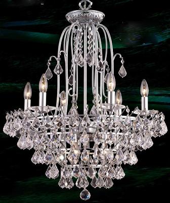 Dale Tiffany Tennyson Chandelier Polished Chrome Finish
