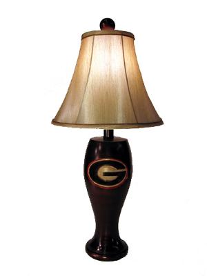 Jenkins Lamp Georgia Bulldogs Traditional Table Lamp Spiced Bronze Finish
