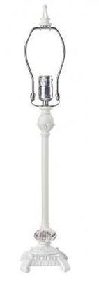 Jubilee Collection Medium Scroll Glass Ball Base White