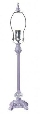 Jubilee Collection Medium Scroll Glass Ball Base Lavender