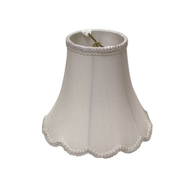 Lake Shore Lampshades Scallop Bell White
