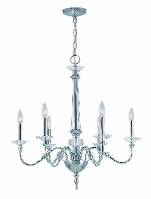 Lite Source Inc Manica 6-Lite Chandelier 